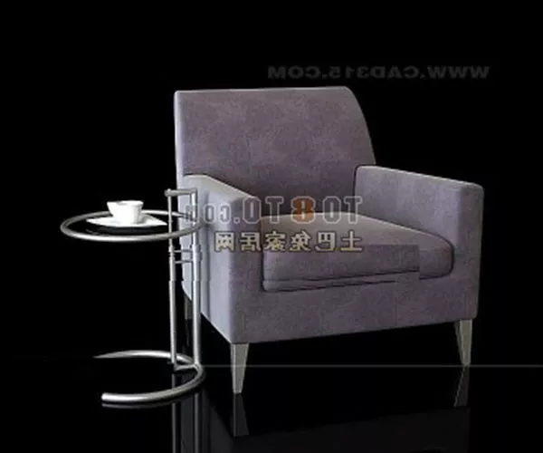 Grey Modern Minimalist Sofa 3d model Grey Modern Minimalist Sofa 3d model