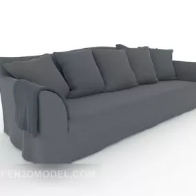 Grey Series Multi-seaters Sofa 3d model