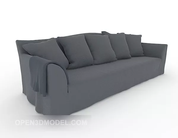 Grey Series Multi-seaters Sofa 3d model Grey Series Multi-seaters Sofa 3d model