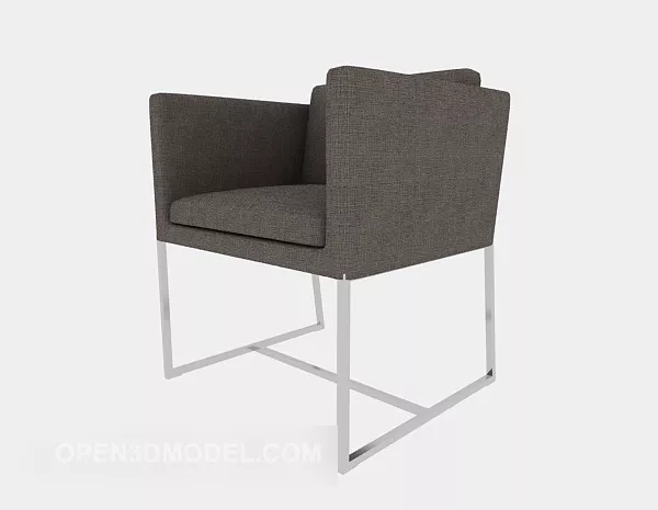Grey Sofa Chair 3d model Grey Sofa Chair 3d model