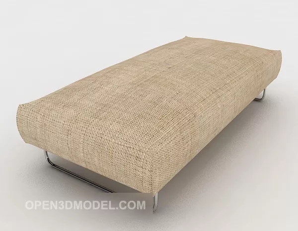 Grey Sofa Stool 3d model Grey Sofa Stool 3d model