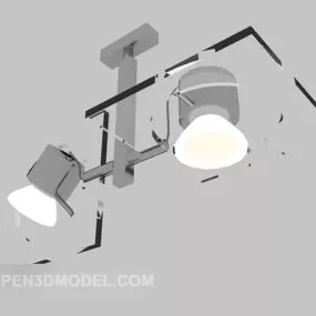 Grey Stage Spotlight 3d model