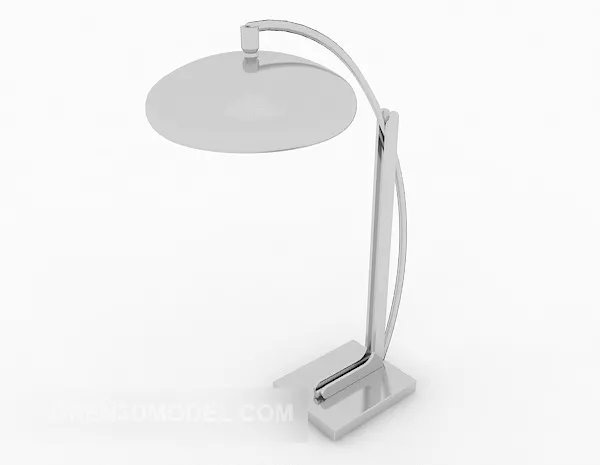 Grey Study Desk Lamp 3d model Grey Study Desk Lamp 3d model