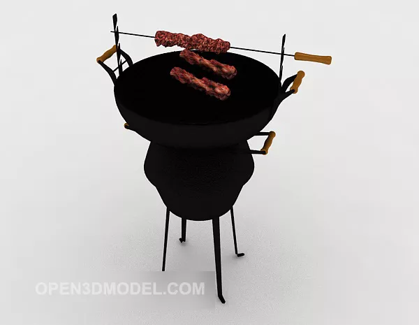 Outdoor Grill 3d model Outdoor Grill 3d model