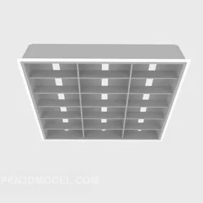 Grille Disc Lamp 3d model