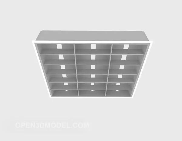 Grille Disc Lamp 3d model Grille Disc Lamp 3d model