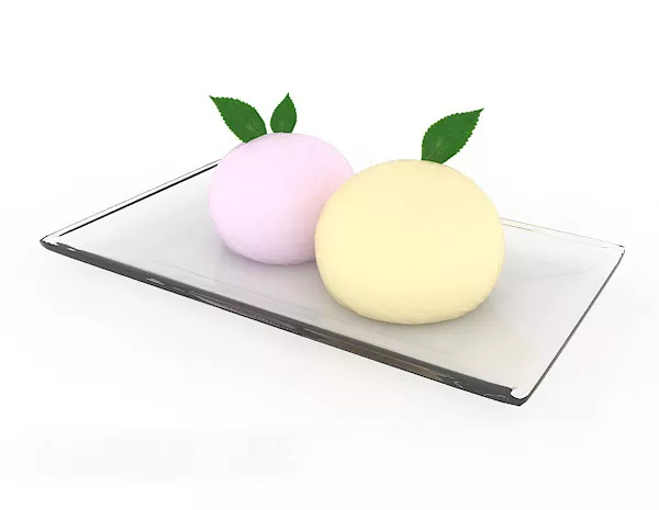 Group Of Food Fruits 3d model Group Of Food Fruits 3d model