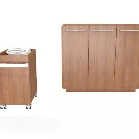 Gym Storage Wardrobe 3d model