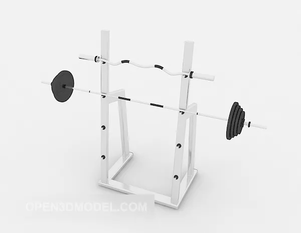 Gym Bench For Leg Exercise 3d model
