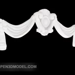 Gypsum Decorative Structure 3d model