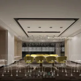 Hall Modern Design 3d model