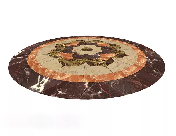 Rome Color Floor Tile 3d model