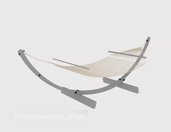 Hammock Recliner Furniture 3d model Hammock Recliner Furniture 3d model