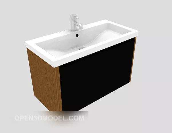 Hand Wash Cabinet Simple Style 3d model Hand Wash Cabinet Simple Style 3d model