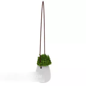 Hanging Home Potted Plant 3d model