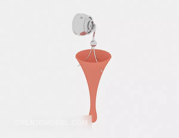 Hanging Wall Lamp 3d model Hanging Wall Lamp 3d model