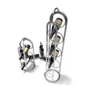 Modern Hanging Wine Rack 3d model