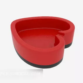 Heart Shaped Ashtray 3d model