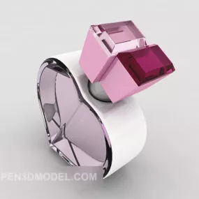 Heart-shaped Diamond Jewelry 3d model