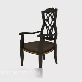 High Back Home Lounge Chair 3d model