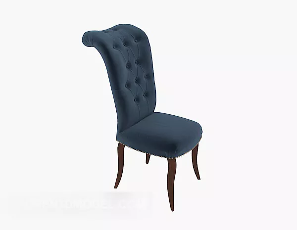 High Back Sofa Antique Design 3d model High Back Sofa Antique Design 3d model