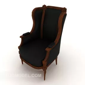 High-end European Single Sofa 3d model