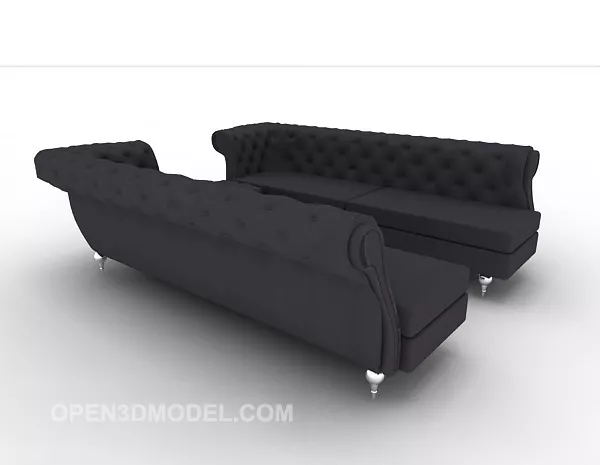 High-end European Sofa 3d model High-end European Sofa 3d model