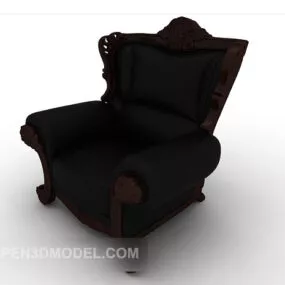 High-end European Style Single Sofa 3d model