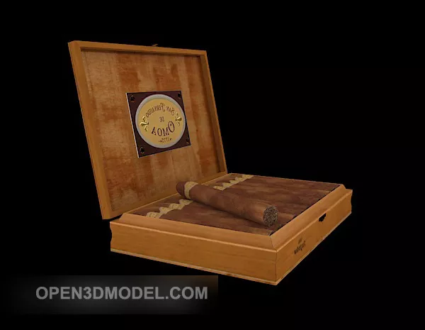 High-end Cigar Box 3d model High-end Cigar Box 3d model
