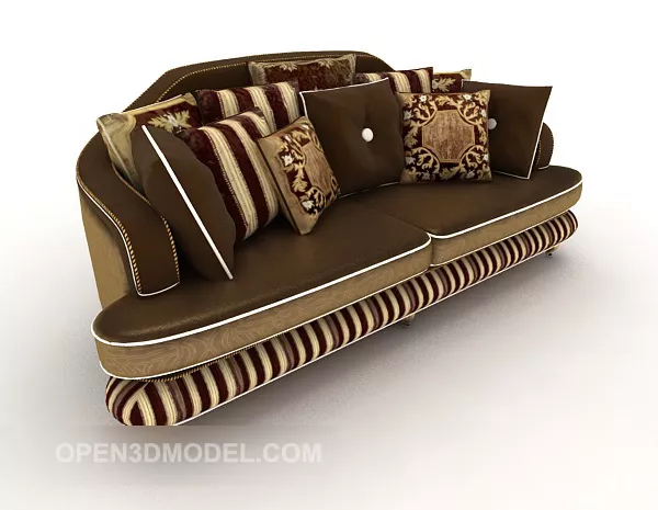 High-end Home European Sofa 3d model High-end Home European Sofa 3d model