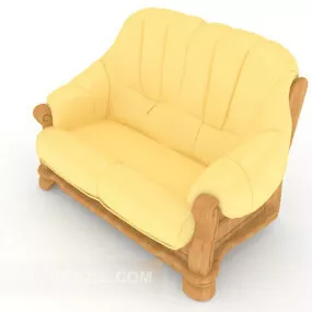 High-end Silk Home Single Sofa 3d model