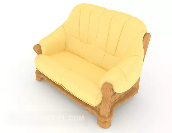 High-end Silk Home Single Sofa 3d model High-end Silk Home Single Sofa 3d model