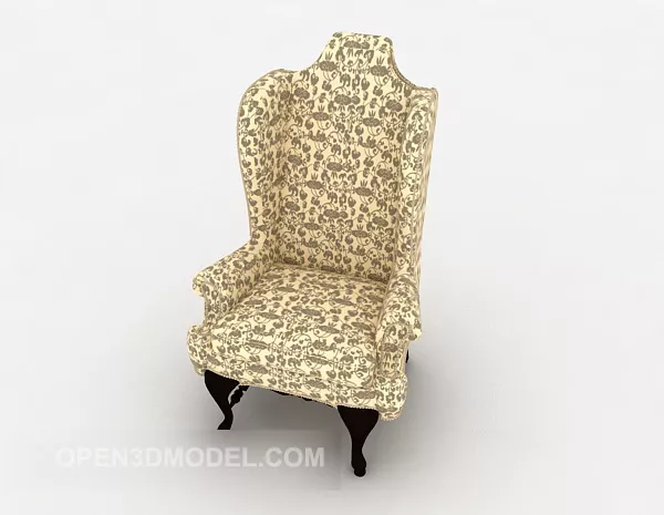 High-end Single Sofa 3d model High-end Single Sofa 3d model