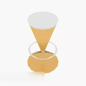 High-footed Bar Chair 3d model