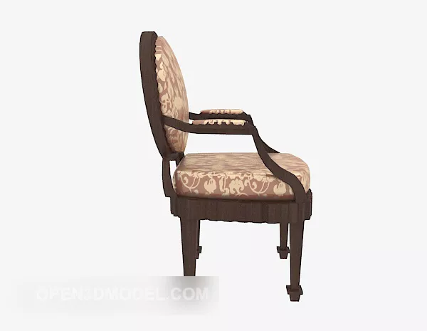 Luxury European Classic Dining Chair 3d model Luxury European Classic Dining Chair 3d model
