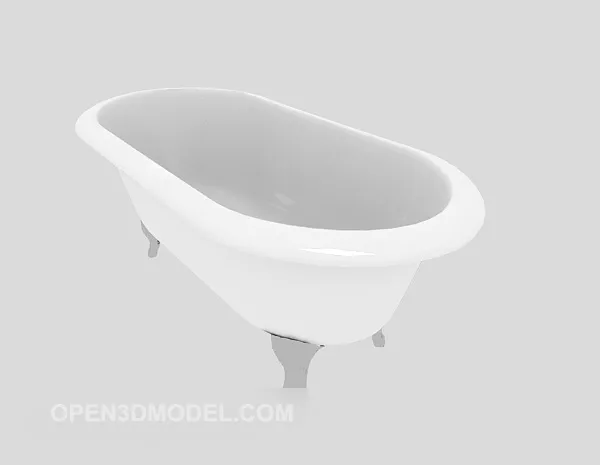 Large Corner Bathtub 3d model