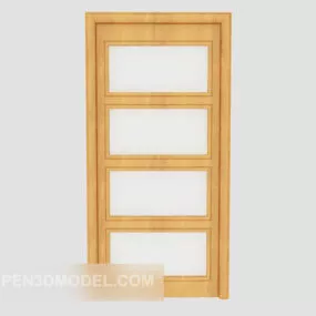 Home Bath Room Door 3d model