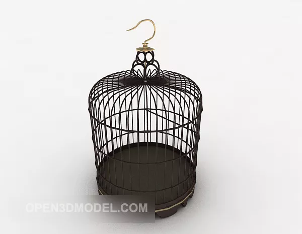 Common Home Birdcage 3d model Common Home Birdcage 3d model