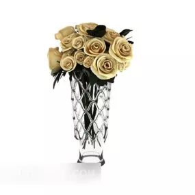 Home Bouquet Decoration Flower Vase 3d model