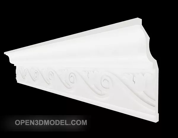 Line Twirl Shape 3d model
