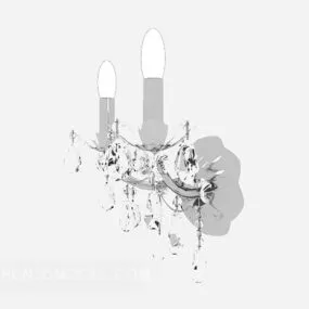 Home Crystal Wall Lamp 3d model
