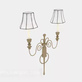 Home European Wall Lamp 3d model