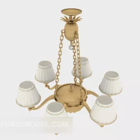Home European Style Wall Lamp 3d model
