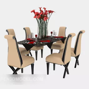 Home Fashion Table 3d model