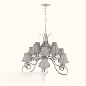 Home Jane European Style Chandelier 3d model