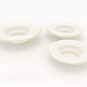Home Life Dishes 3d model