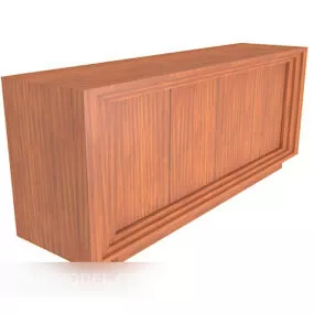 Home Decor Locker Mahogany 3d model
