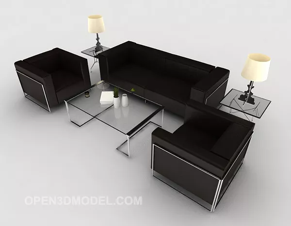 Home Modern Combination Sofa V1 3d model Home Modern Combination Sofa V1 3d model