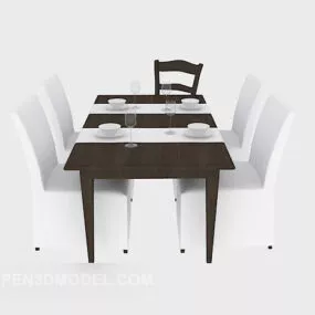 Home Multiplayer Table Furniture 3d model