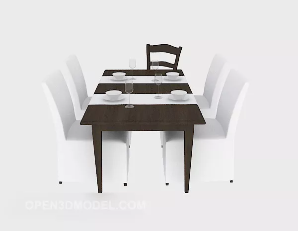 Home Multiplayer Table Furniture 3d model Home Multiplayer Table Furniture 3d model